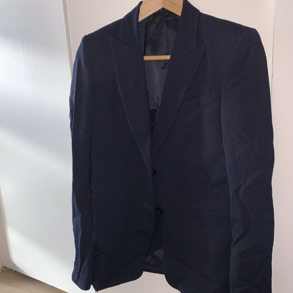 Theory Women’s Wool Navy Blazer - Size 2
